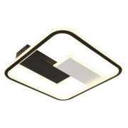 Светильник потолочный светодиодный ЭРА Модерн Henri CLL-1-104W 3K-6,5K RC BK с ДУ черный