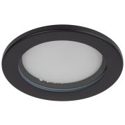 Встраиваемый светильник влагозащищенный ЭРА KL95 SBK SET 5 GX53 IP44 черный набор 5шт