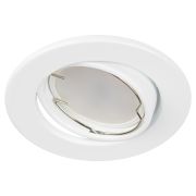 Светильник светодиодный встраиваемый ЭРА ST2A WH SET 10 штампованный поворотный MR16 12V/220V 50W белый набор 10шт