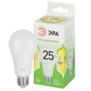 Лампочка светодиодная ЭРА GREEN LINE LED A60-25W-830-E27 GL груша теплый белый свет (10/100)