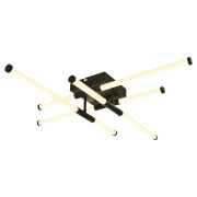 Светильник потолочный светодиодный ЭРА Модерн Fliss CLL-1 72W 3K-6K RC BK с ду черный