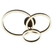 Светильник потолочный светодиодный ЭРА Модерн Bloom CLL-1-110W 3K-6K RC BK с ДУ черный