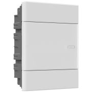 Корпус пластиковый встраиваемый ЭРА TREND ЩРВ-П-24 IP40 белая крышка