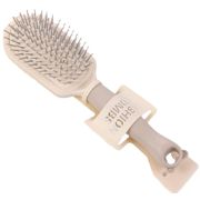 Расчестка массажная для волос 24*6 см, пластик, бежевая