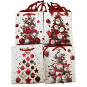 Пакет подарочный новогодний 18х24х8.5 см DV-BK10313S 1/12