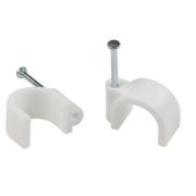 Скоба ЭРА 10мм круглая пластиковая NO-224-572 (1уп.- 50шт) (1/200)