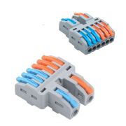 Монтажная клемма Разветвитель с рычагами 2х6 0,08-4м3 СМК422-6 STANDART LUX 30/1200