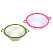 Дуршлаг с мелкой сеткой, пластм. ободком 20см, с двумя ручками 1/10