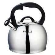 Чайник металлический, со свистком, объем 2,0л KL-4566