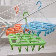 Сушилка подвесная с прищепками квадратная 20 прищепок 32*32см BQ-268