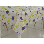Скатерть виниловая, моющаяся Цветы 152*228 TE-06