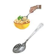 Ложка-шумовка поварская из нержавеющей стали 26 см