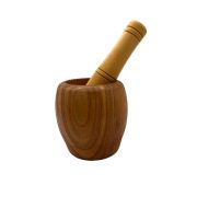 Ступа с пестиком деревянные 10*9см