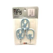 Крючки самоклеющиеся пластиковые набор 3шт Wan Feng Олени WF-613