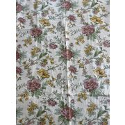 Скатерть-клеенка из пвх с бахромой 110*140см ПИОНЫ