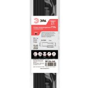 Термоусадочная трубка ЭРА NO-224-545 ТТУк 6/2 чёрная с клеевым слоем в отрезках по 1 м 10 шт