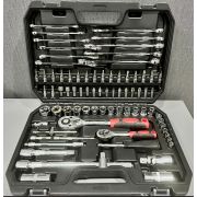 Набор ключей и головок 78 предметов, ключи, головки,биты, 2трещетки, удобный кейс