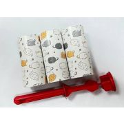 Ролик для чистки одежды + 2 запасных блока по 50 листов арт. 200105 (1/144)