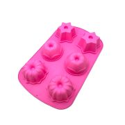 Силиконовая форма для выпечки кексов фигуры 29*19*4 см