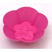 Силиконовая форма для выпечки круглая цветок Ø 9см, h 3,5см
