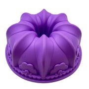 Силиконовая форма для выпечки кекса, круглая Ø 23см, h 9см