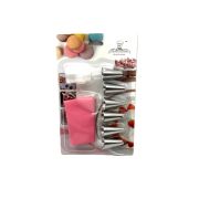 Кондитерский силиконовый мешок насадками 6шт