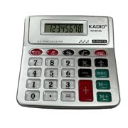 Калькулятор настольный (прозрачые клавиши,звуковой сигнал) 8-разрядный 120*125*80 мм KD8819A