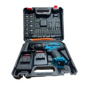 Шуруповерт аккум. Hm1350об/м 21 W, 2 аккум, в кейсе 7шт биты и 10 шт головки, сверла 6шт. гибкий вал