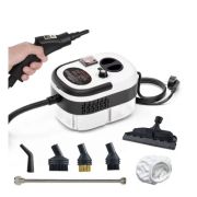 Портативный паровой очиститель бочок 1200мл, шлаг 2м, 7насадок, 6скоростей, 220V