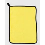 Салфетки автомобильные микрофибра 40*40см с петелькой, набор 3шт (цвет желтый)