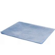 Тряпка для стекол без разводов, кожан, замша, синяя Размер: 50x35 см Плотность: 250 г/м²