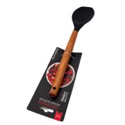 ST-4421 Ложка поварская, нейлон, ручка дерево, 31,7*6,5 см, (81гр) 1/144