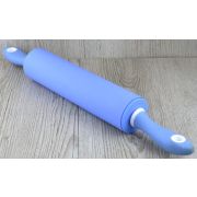 Скалка пластиковая с силиконовым покрытием, подвижный ролик 47,5*5,4см (356гр) ST-6490 1/72