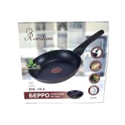 Сковорода Ø26 H5,0см с антипригарным покрытием, съемная ручка, индукция, для всех плит Берро 32-103