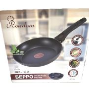 Сковорода Ø28 H5,2см с антипригарным покрытием, съемная ручка, индукция, для всех плит Берро 32-104