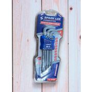 Набор ключей Г-образных шестигранников с шаром 9-ключей 1.5-10мм (СРЕДНИЙ) SPARK LUX 12/60