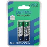 Perfeo AA2000mAh/2BL  Аккумулятор Пластик 60/240