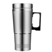 Автомобильная кружка металлическая с прикуривателем KH3622