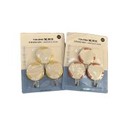 Крючки самоклеющиеся пластиковые набор 3шт Мяч Желтый/Красный ST-4035