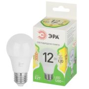 Лампочка светодиодная ЭРА GREEN LINE LED A60-12W-830-E27 GL груша теплый белый свет (10/100)