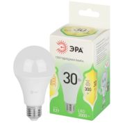 Лампочка светодиодная ЭРА GREEN LINE LED A65-30W-830-E27 GL груша теплый белый свет (10/100)