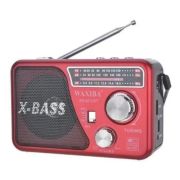 Радиоприемник WAXIBA AM/FM/SW USB-разъем. Разъем для флешки, от сети и батареек, фонарик  XB-521URT